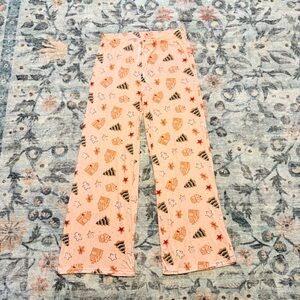 Women's Festive Orange Pajama Bottoms
